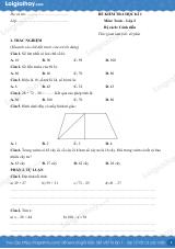 Đề kiểm tra học kì 1 Toán 2 Cánh diều - Đề số 9
